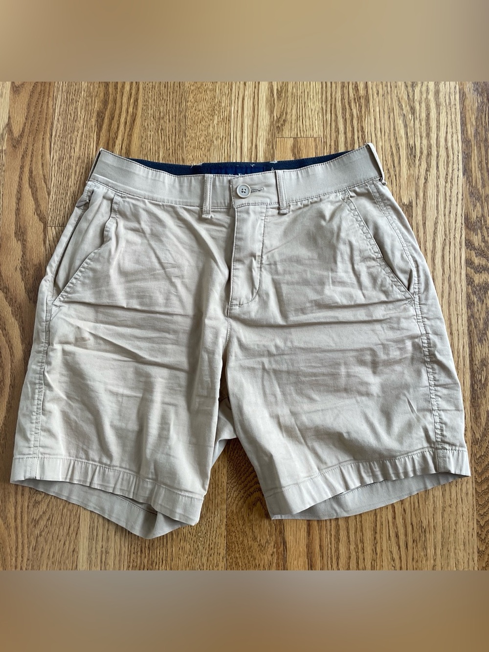 Abercrombie Men’s Khaki Shorts With Stretch - Size 26/XS